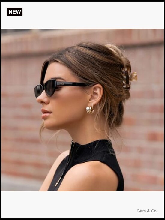 Cat-Eye Sunglasses: Acetate Frame, Anti-Reflective, UVA/UVB Protection main image 6